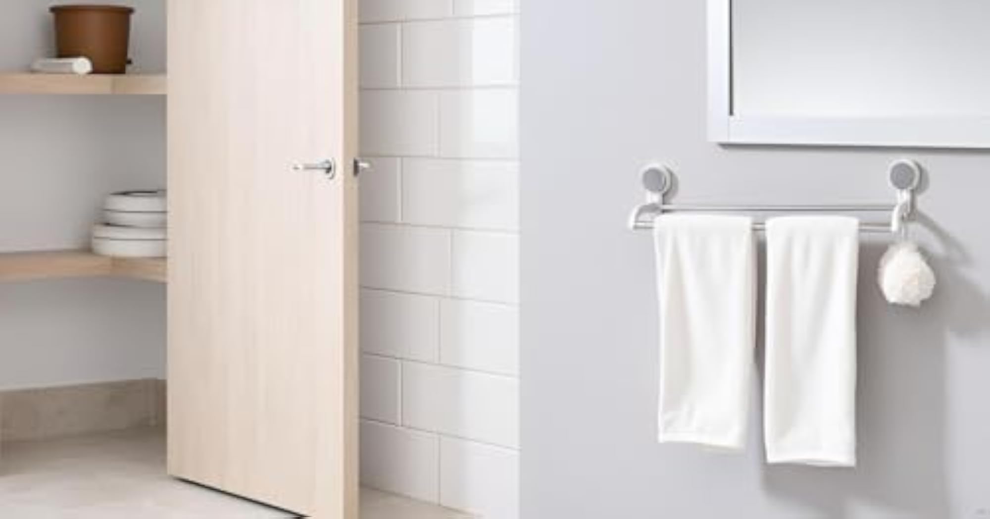 Self Adhesive Stainless Steel Double Towel Rod